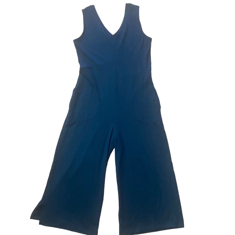 Cuddl Duds Cropped Jumpsuit Wide Leg Petite Small - Picture 3 of 9